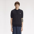 FRED PERRY Polo de malha bouclé com bolinhas