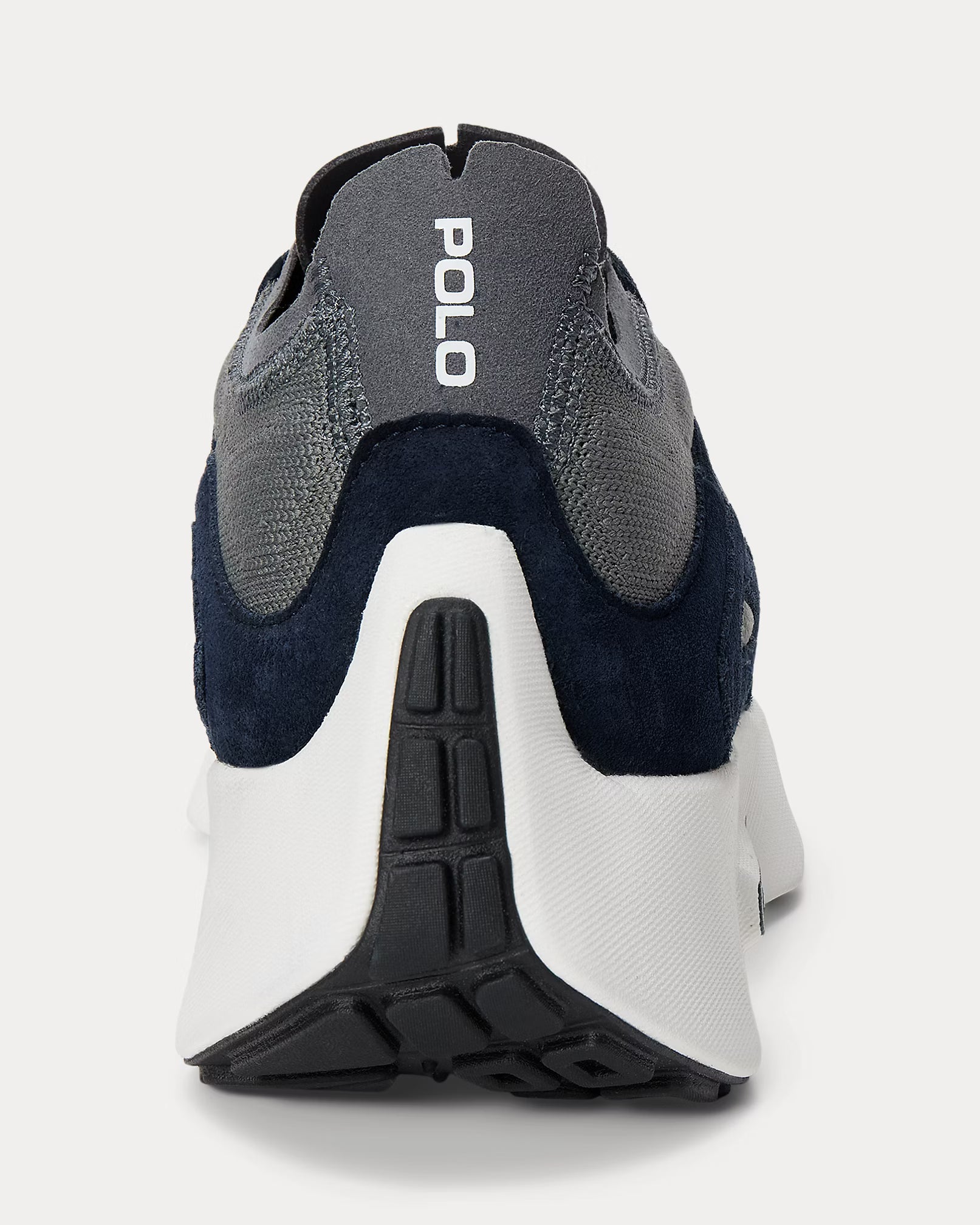 RALPH LAUREN Sapatilhas em malha painéis de pele Boerum