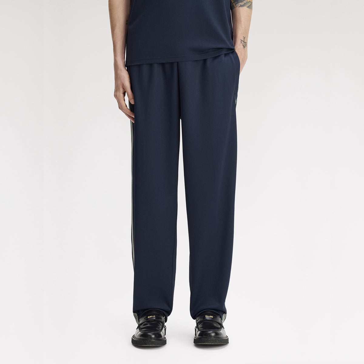 FRED PERRY Calça com fita de malha bicolor