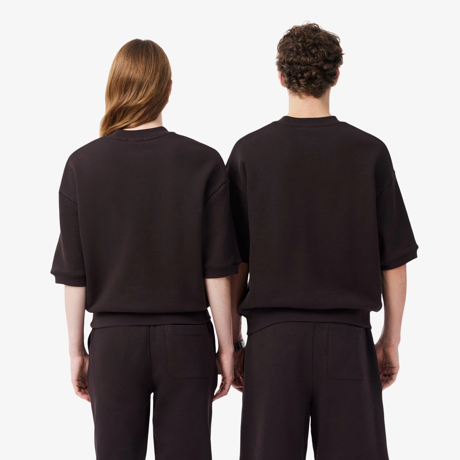 LACOSTE Sweatshirt de manga curta relaxed fit