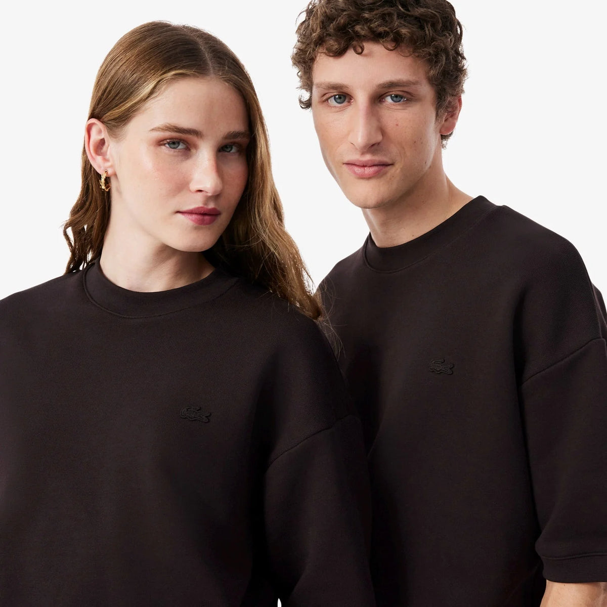 LACOSTE Sweatshirt de manga curta relaxed fit