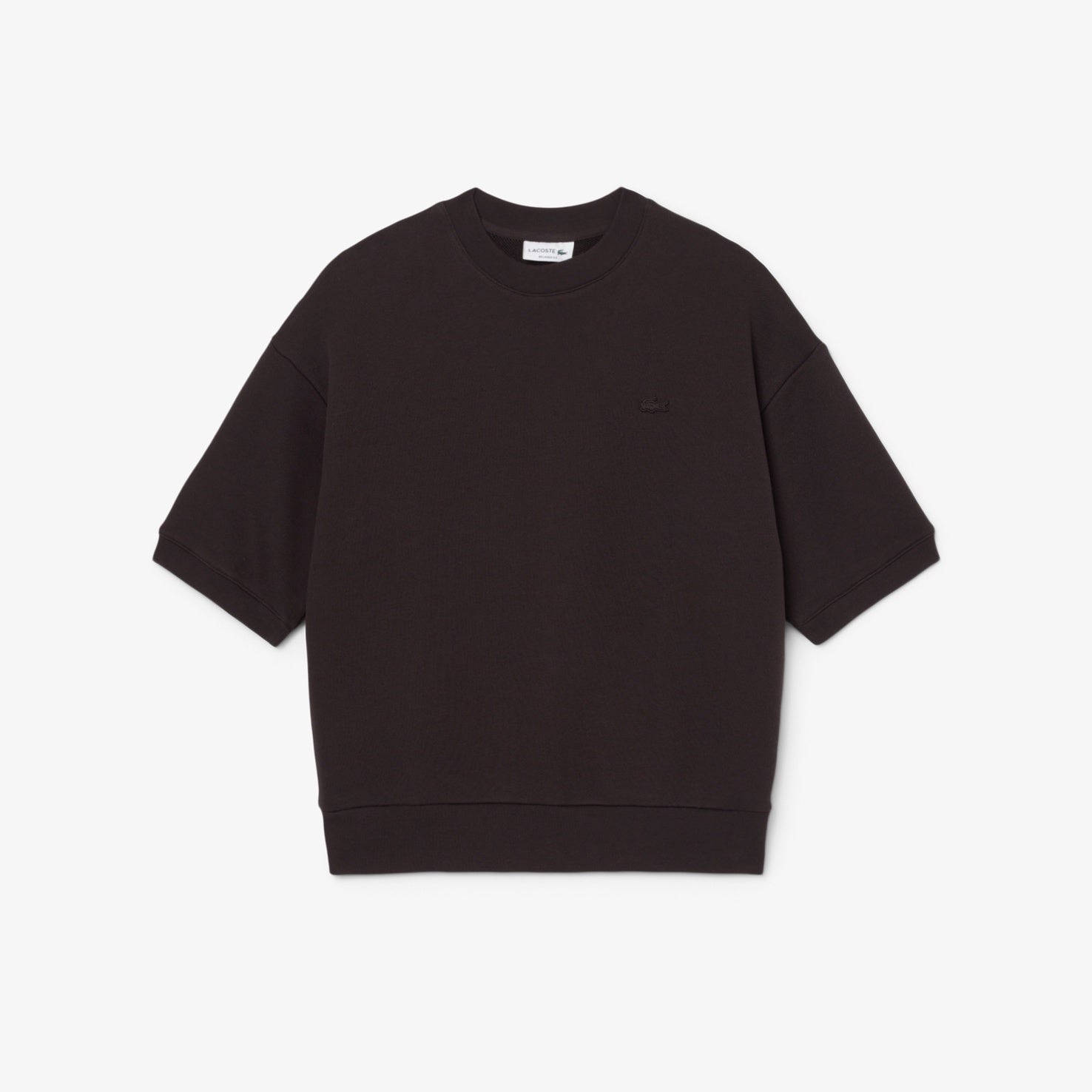 LACOSTE Sweatshirt de manga curta relaxed fit
