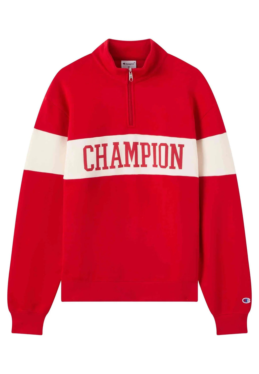 CHAMPION Camisola com meio fecho e logotipo academy