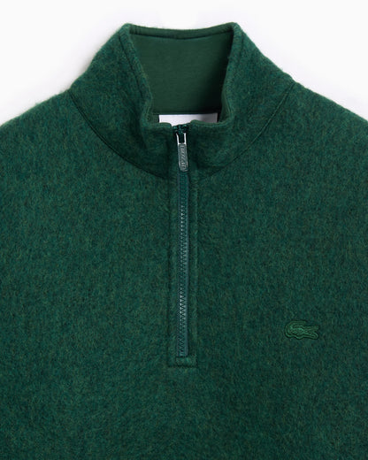 LACOSTE Camisoal de lã feltrada com fecho na gola - CARISMAstore