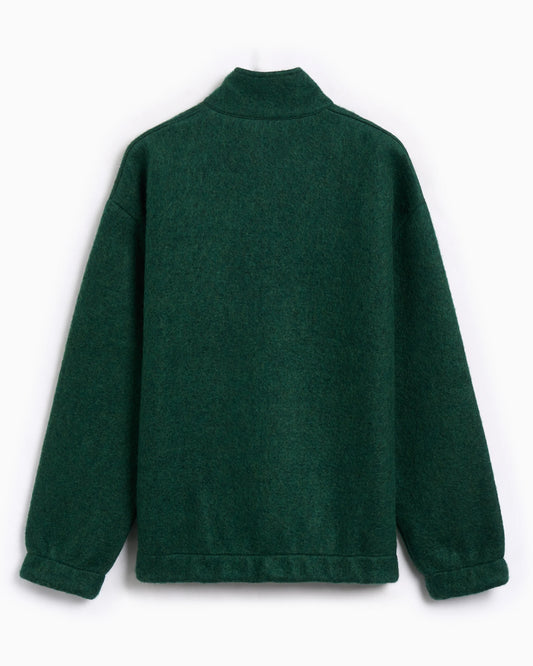 LACOSTE Camisoal de lã feltrada com fecho na gola - CARISMAstore