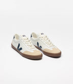 VEJA Sapatilhas volley leather white nautico bark