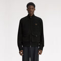 FRED PERRY Casaco com fecho de correr integral com detalhe de bolso
