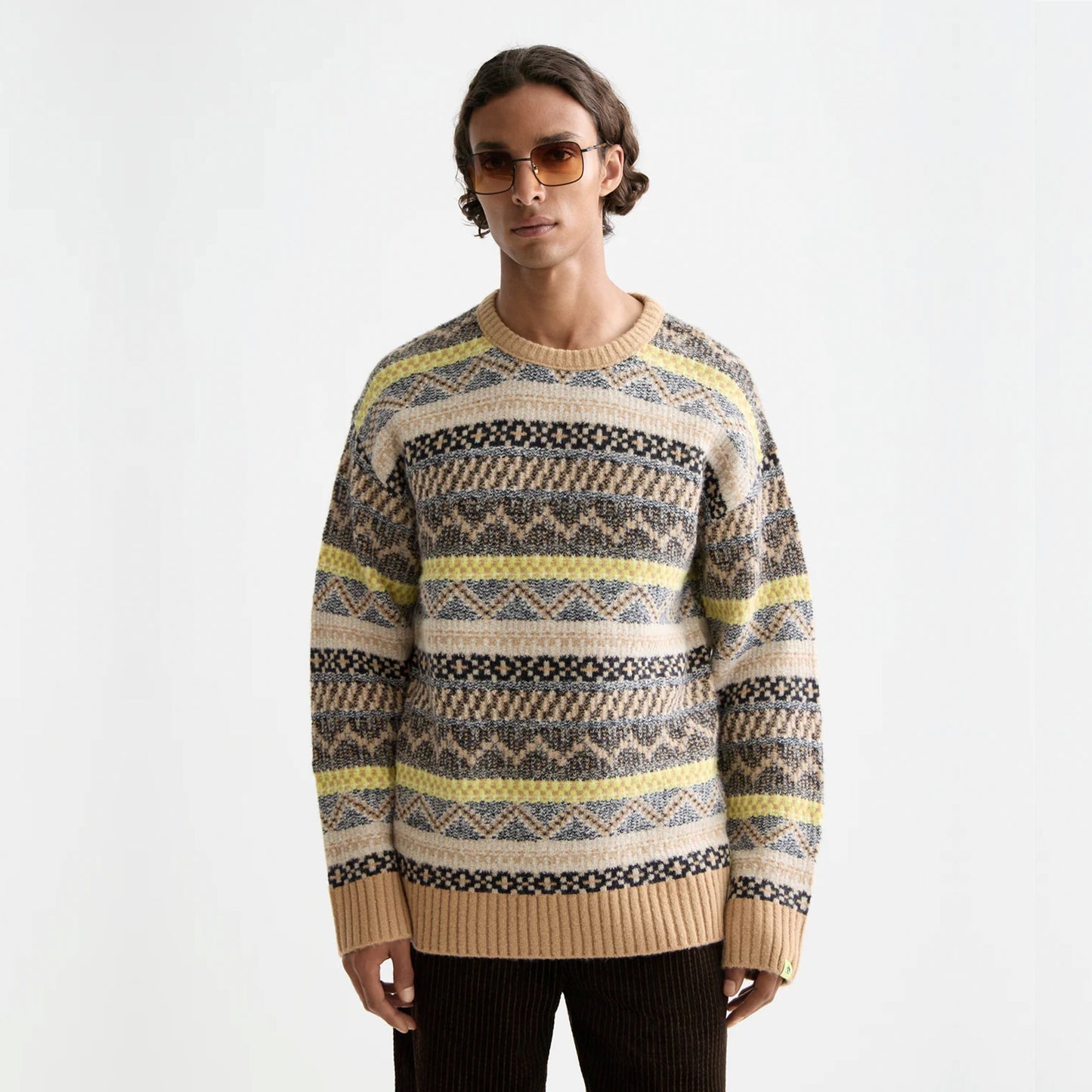 SCOTCH&SODA Camisola jacquard com decote redondo - CARISMAstore