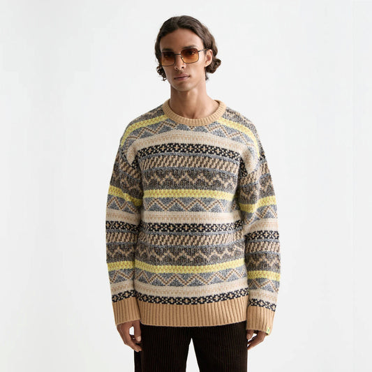 SCOTCH&SODA Camisola jacquard com decote redondo - CARISMAstore